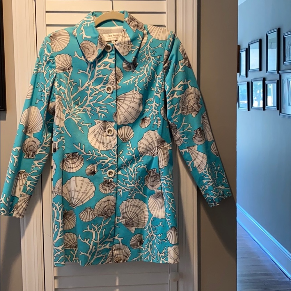 Skirtin Around print jacket